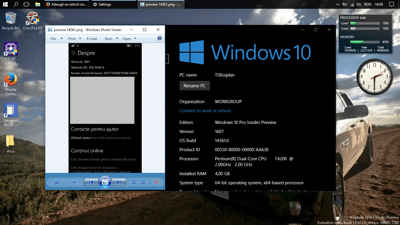 Preview 14361 - Windows Insider (2) - Gadget4U
